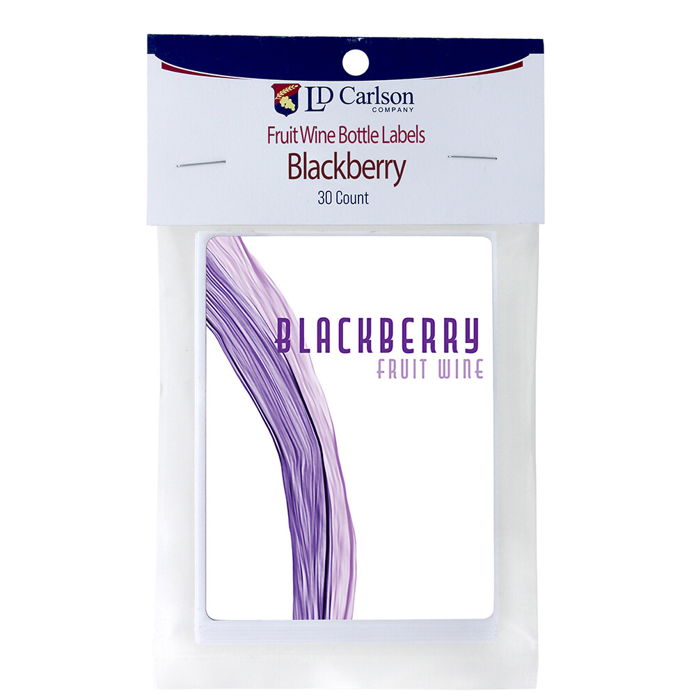 Blackberry Fruit wine Labels 30/Pack Fruit Labels Collection