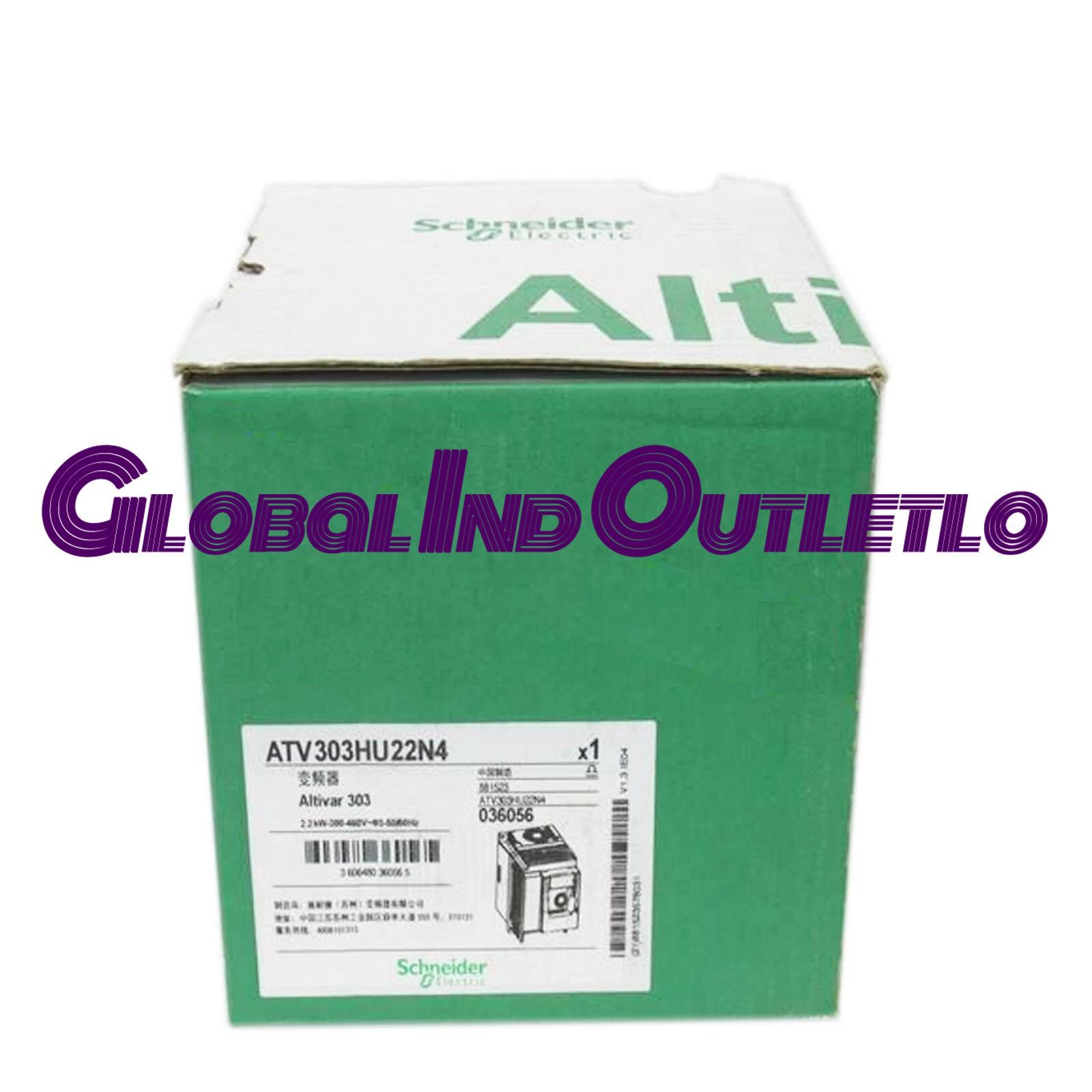 New VFD Inverter ATV303HU22N4 2.2KW 3ph 380V to 3ph 380~460V 5.5A 400Hz