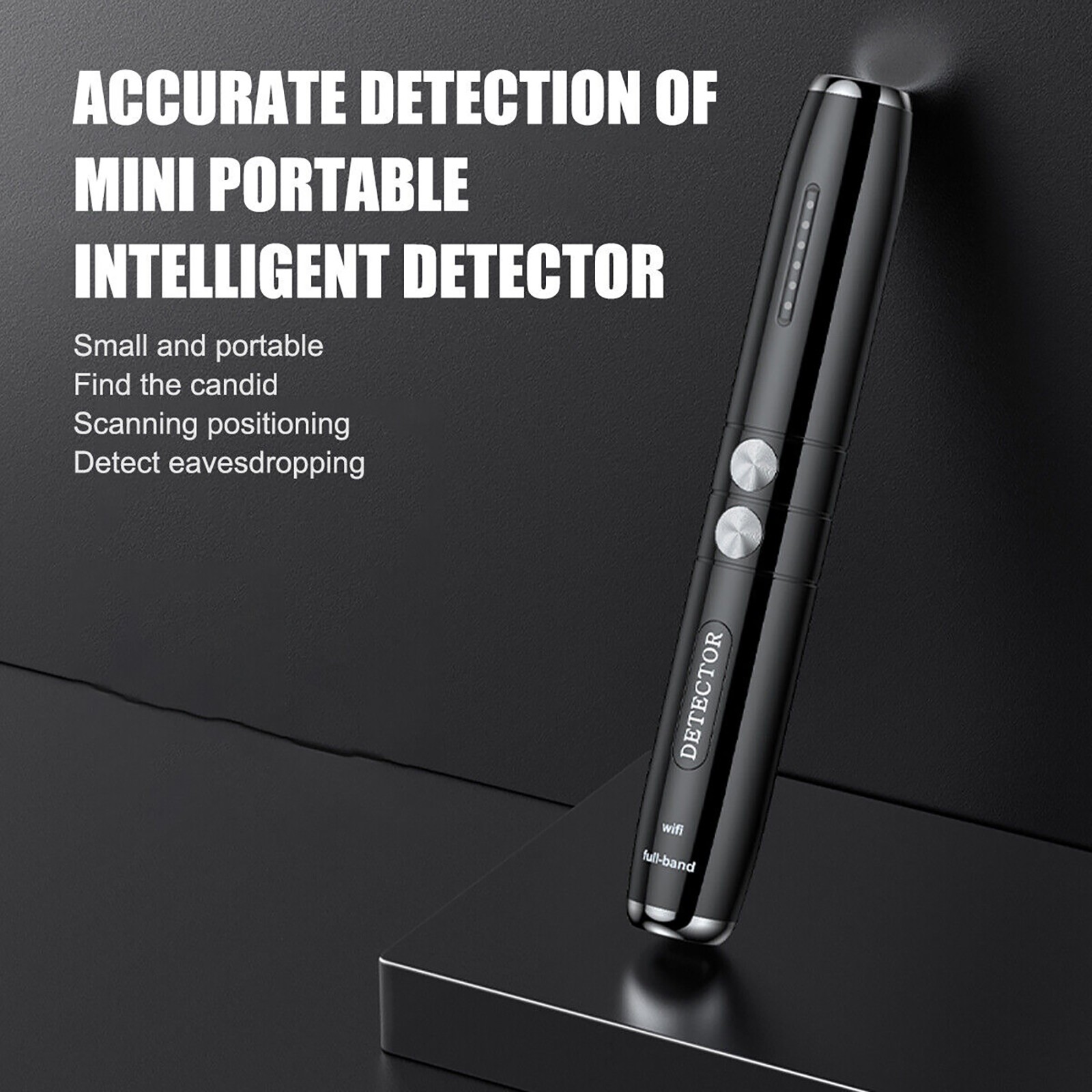 GPS RF Signal Detector Pen Anti-Spy Hidden Camera GSM Audio Bug Finder Recharge