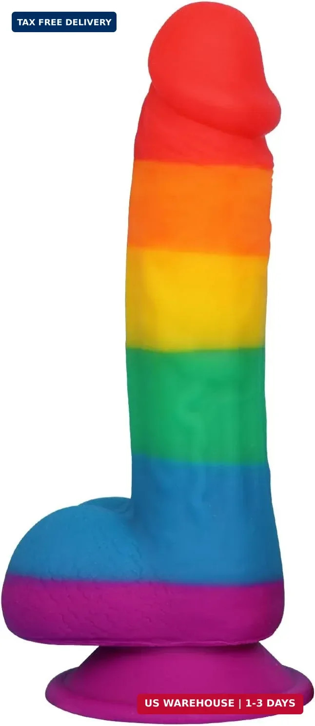 Realistic Dildo for Adult Sex Toys Liquid Silicone Material Strong Suction Cup H