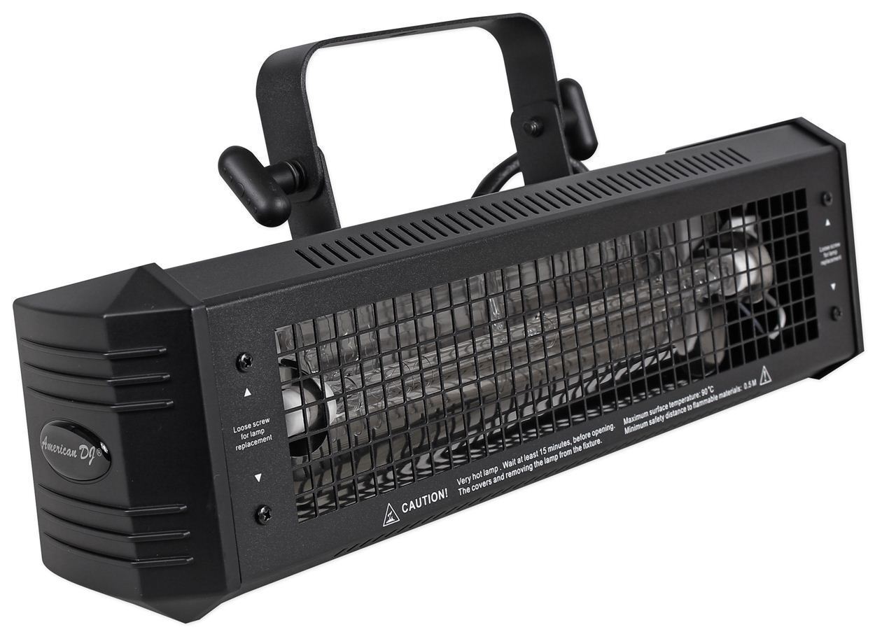 American DJ Mega Flash DMX 800-Watt Compact DMX Strobe Light+Backpack ADJ