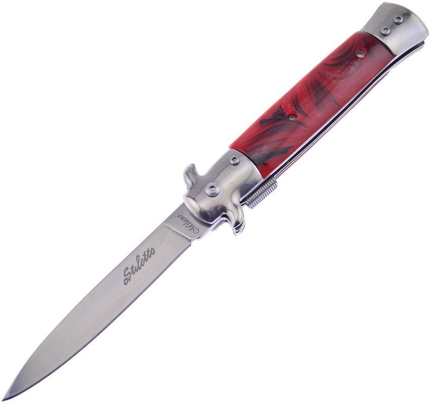 Frost Cutlery Italian Milano Folding Knife 4" 3Cr13 Steel Blade Synthetic Handle