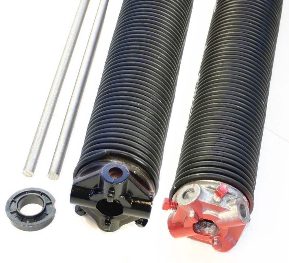 Pair Of Commercial Garage Door Torsion Springs .262 X 2-5/8" ID X ... With WB
