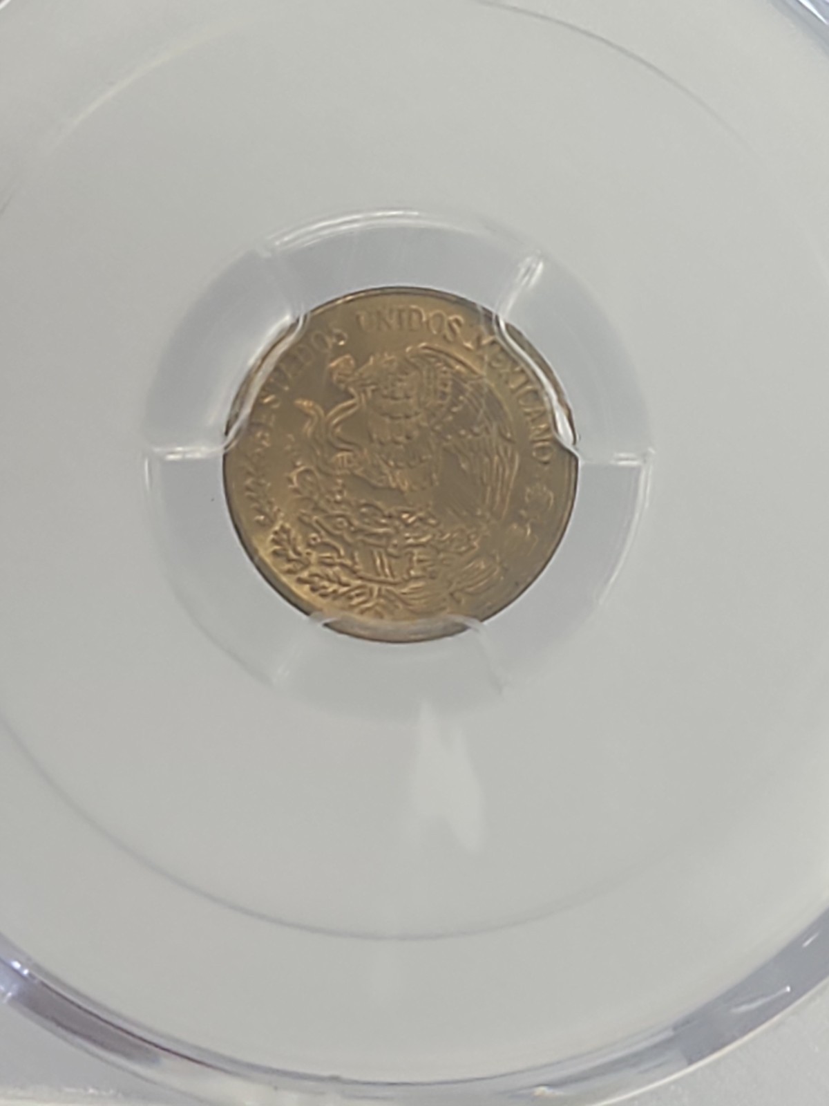 1970 1C Mexico Smal Size Pcgs Ms66