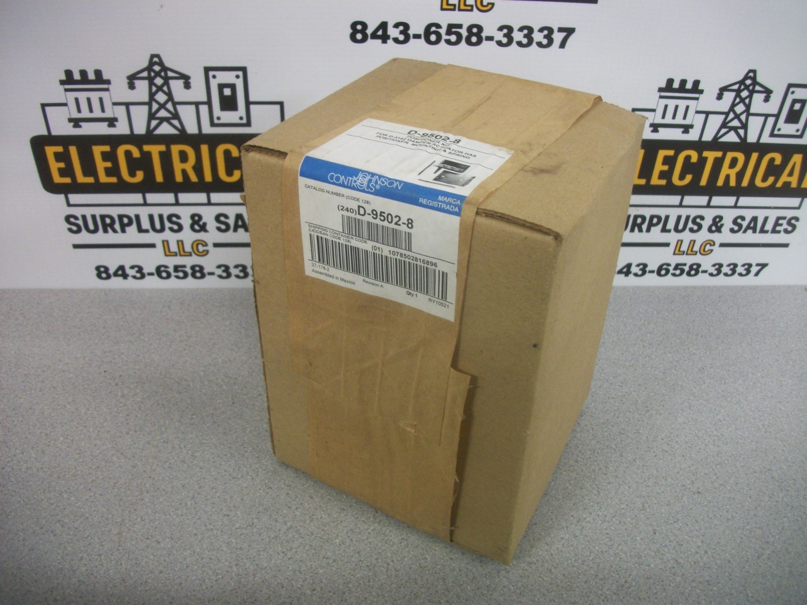 JOHNSON CONTROLS POSITIONER KIT FOR D-3153 DAMPER ACTUATOR D-9502-8 NIB