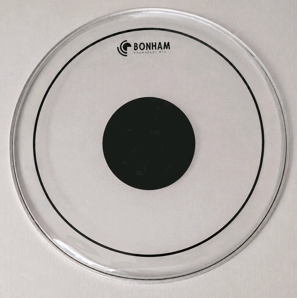 12" Bonham HYD Dot Snare Drum Head – 2 Ply Clear Hydraulic Style Batter Head