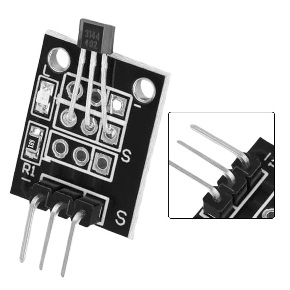 20 Pack Hall Effect Magnetic Sensor Module KY 003 for Electronic Projects
