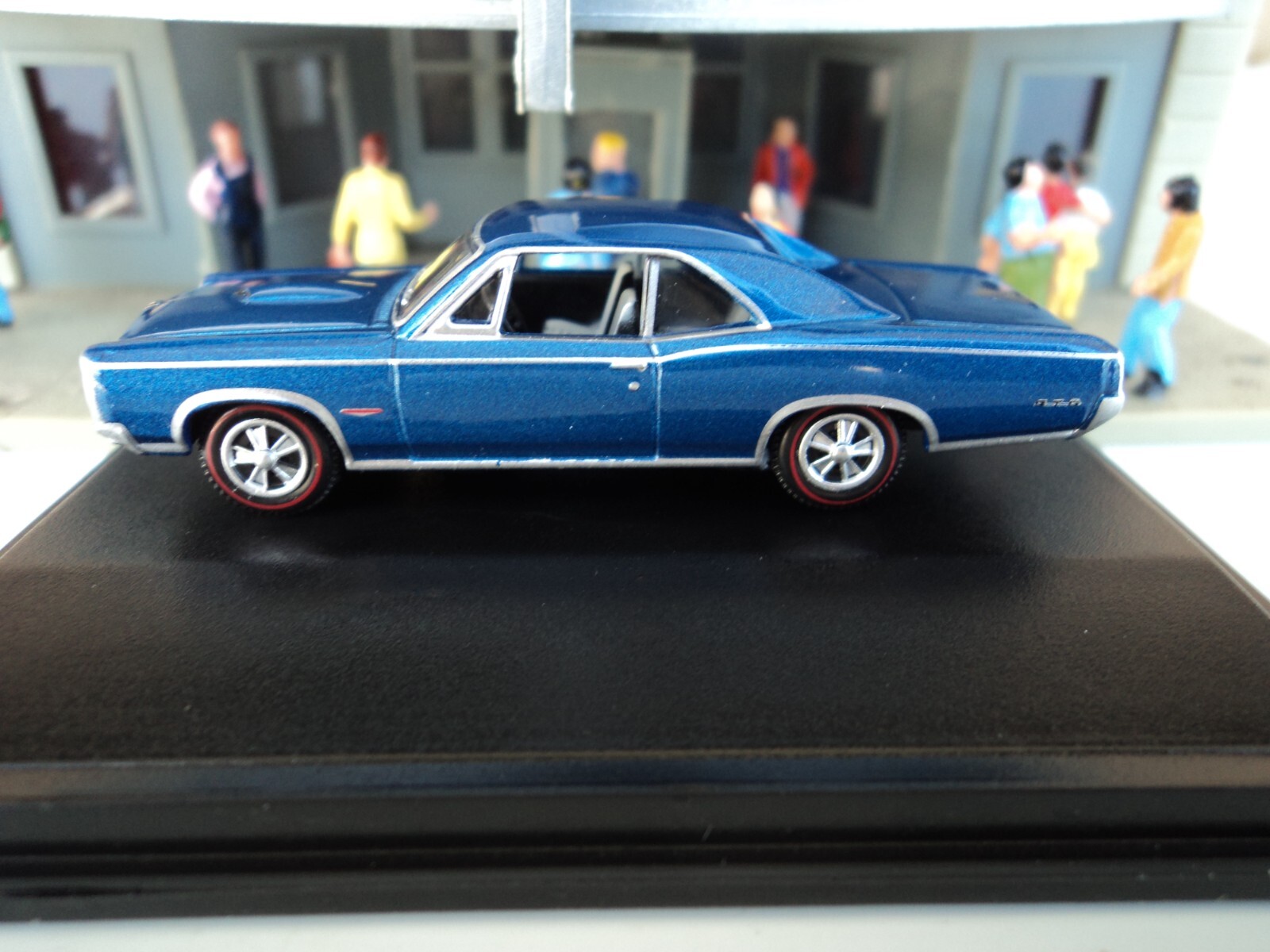 Oxford  1966  Pontiac GTO   Blue   1/87  HO   diecast