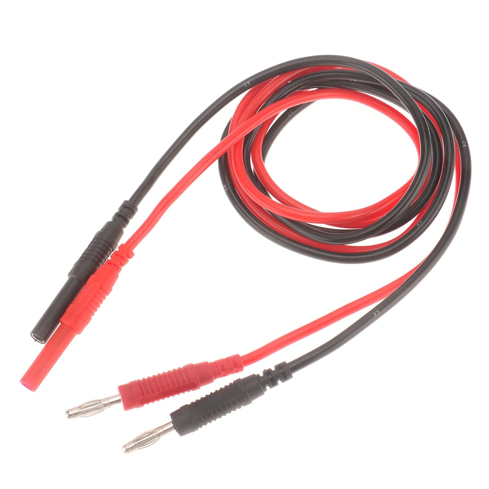 2pcs Multimeter Test Lead Extension Male to Female Connector 4mm Banana Plug ...