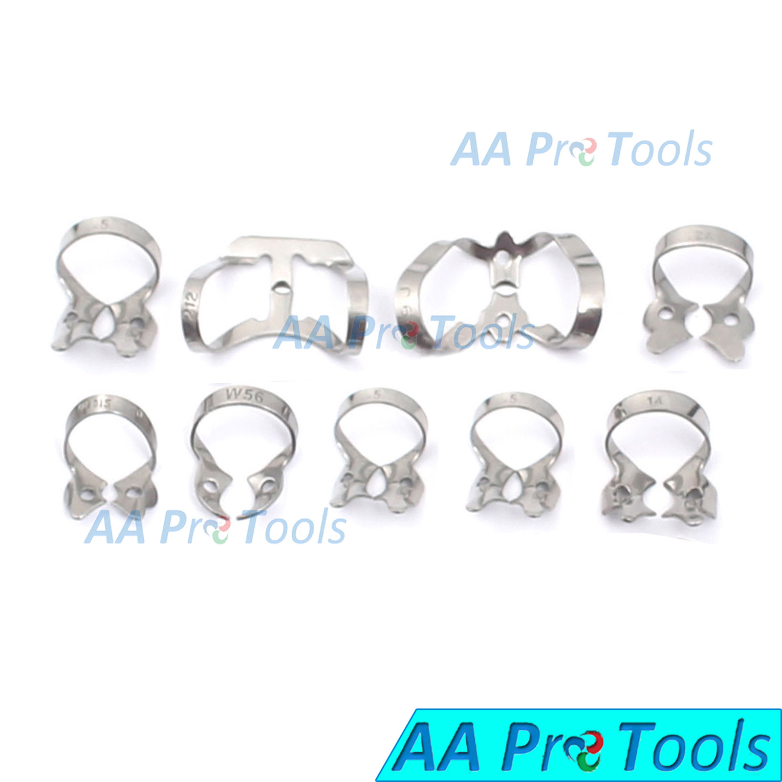 9 Pcs Endodontics Rubber Dam Clamps Dental Orthodontic Instruments