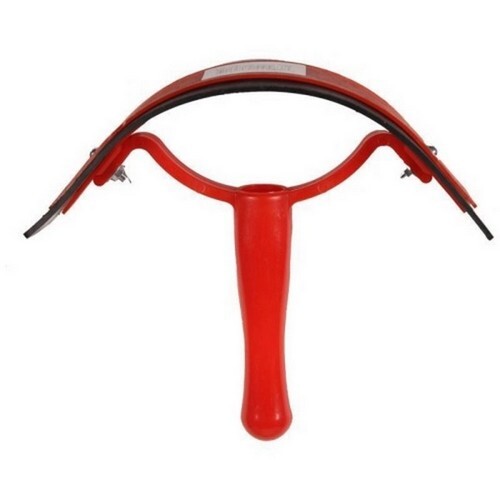 Half Moon Sweat Scraper 8 Inches; Red by Partrade