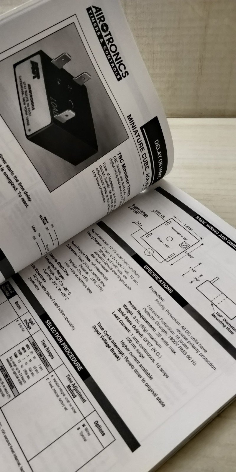 AIROTRONICS TIMERS CONTROLS catalog C5