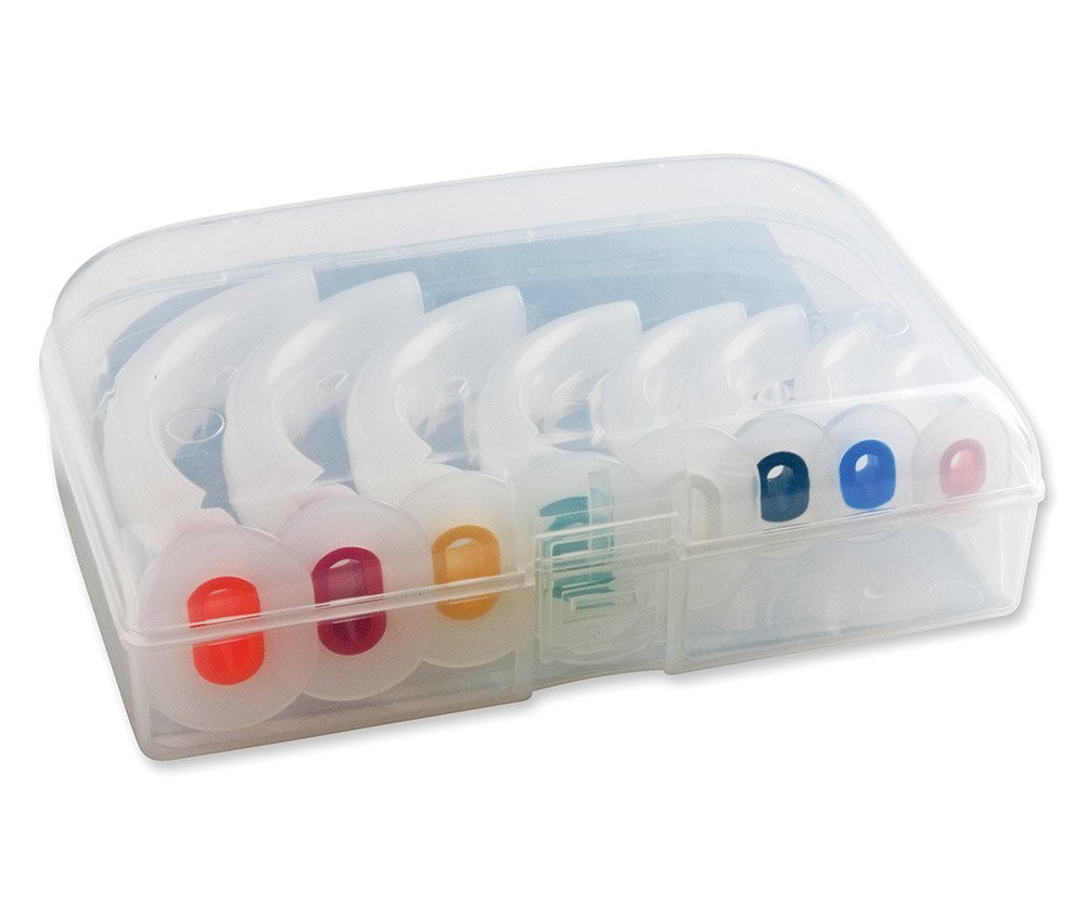 Guedel Airway Full Set  AIRWAYS Smooth, Flexible, Oral Airway Kit Sealed Box