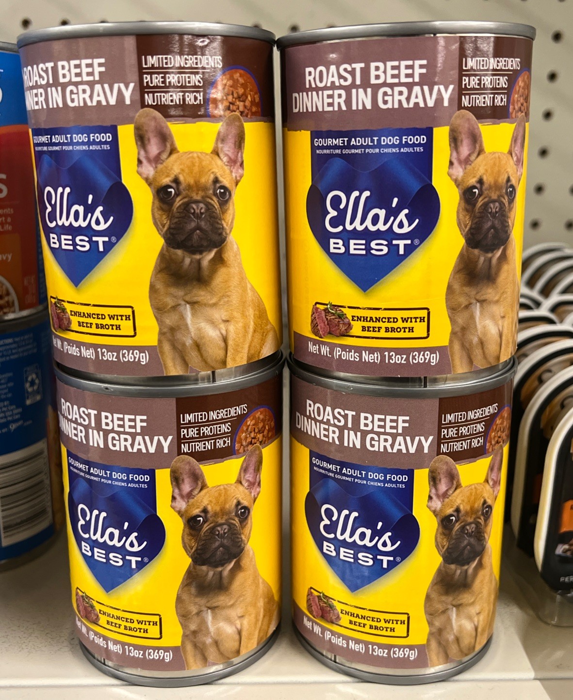 4- Can Roast Beef Dinner In Gravy 13oz Each Can By ELLA’S BEST