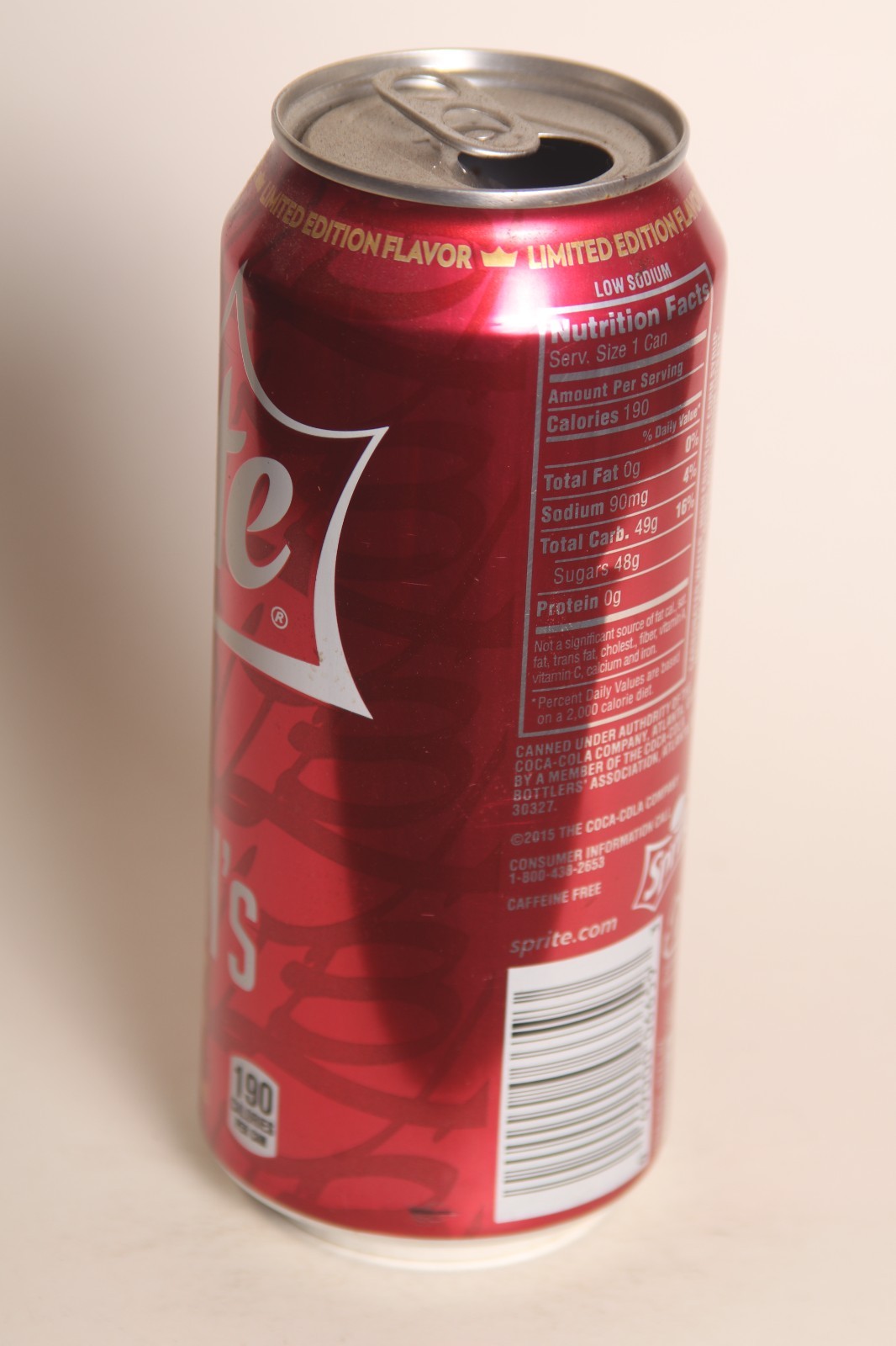 Sprite LeBron's Mix soda can - 16oz