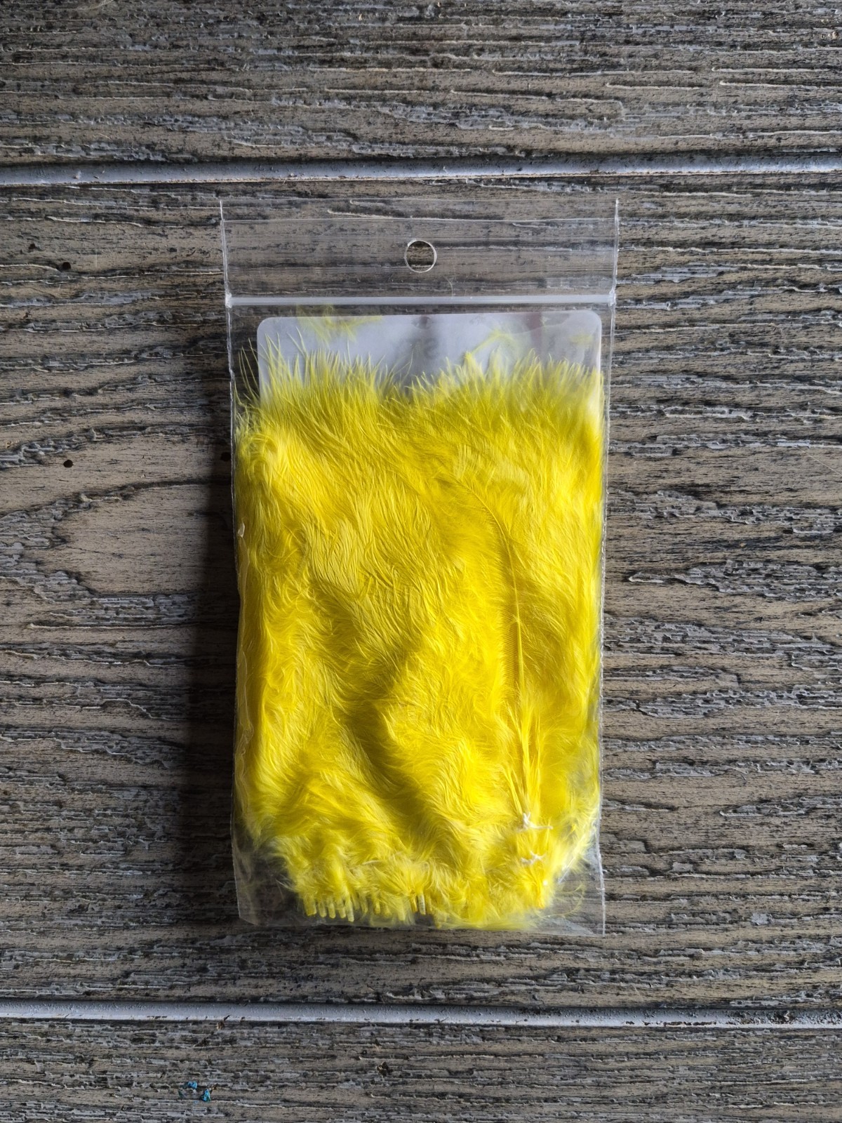 wapsi fly tying materials Wooly Bugger Marabou Yellow.