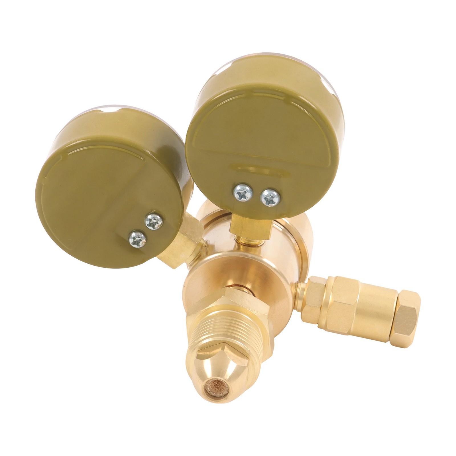 Easy-Read Dial Argon Regulator Flowmeter CGA-580 MIG TIG Welding