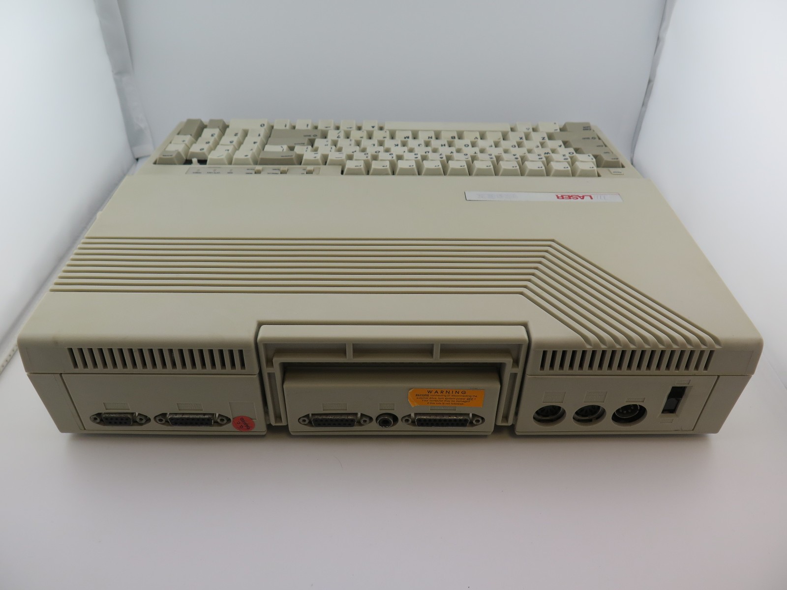 WORKING Laser 128EX Apple II Clone Vintage Computer Bundle with 16 Disks, Power