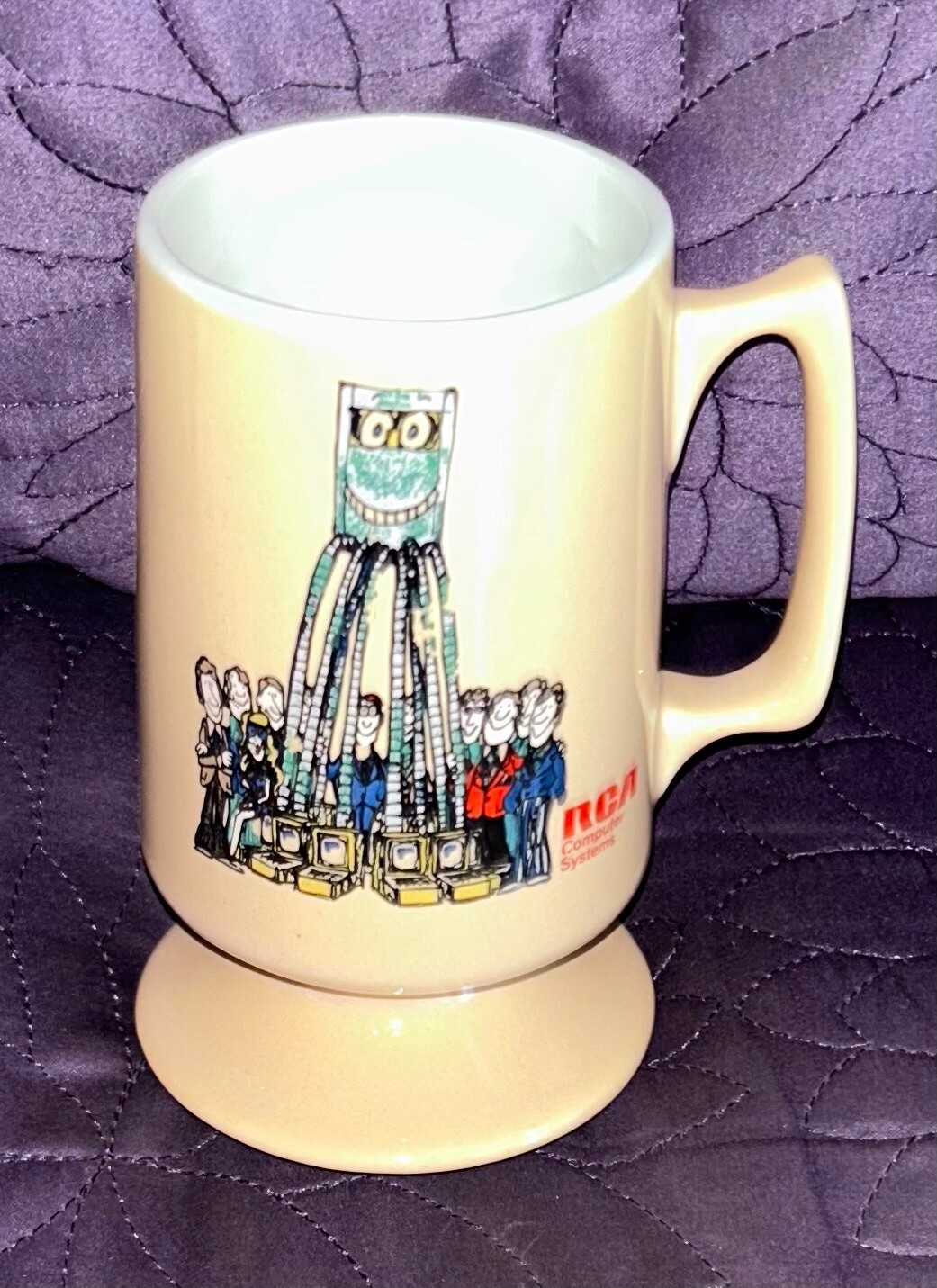 RCA COMPUTER SYSTEMS MUG C. 1980'S BUNTINGWARE VINTAGE