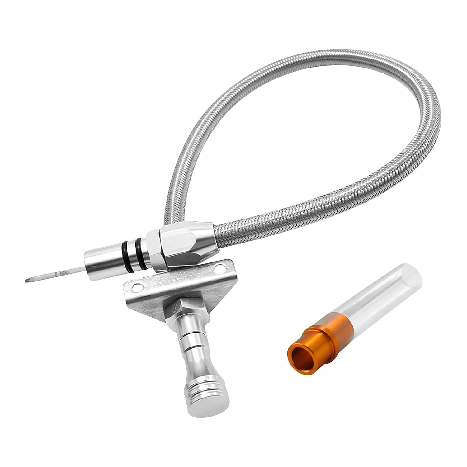 29.5 inch Silver Stainless Transmission Dipstick Tube Fit for GM 4L80E 700R4...