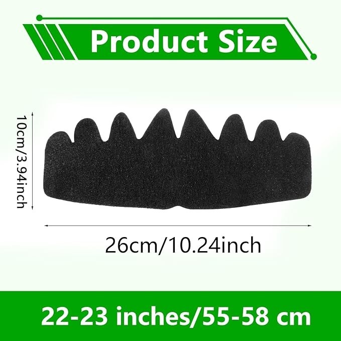 10 PCS Black Baseball Caps Inserts, Flexible Washable Hat Shaper Insert...