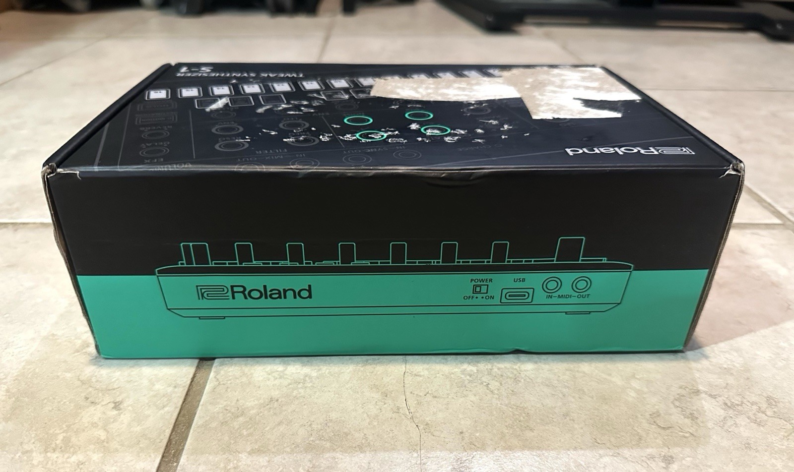 Roland S-1 Tweak Synth EMPTY BOX with Inserts