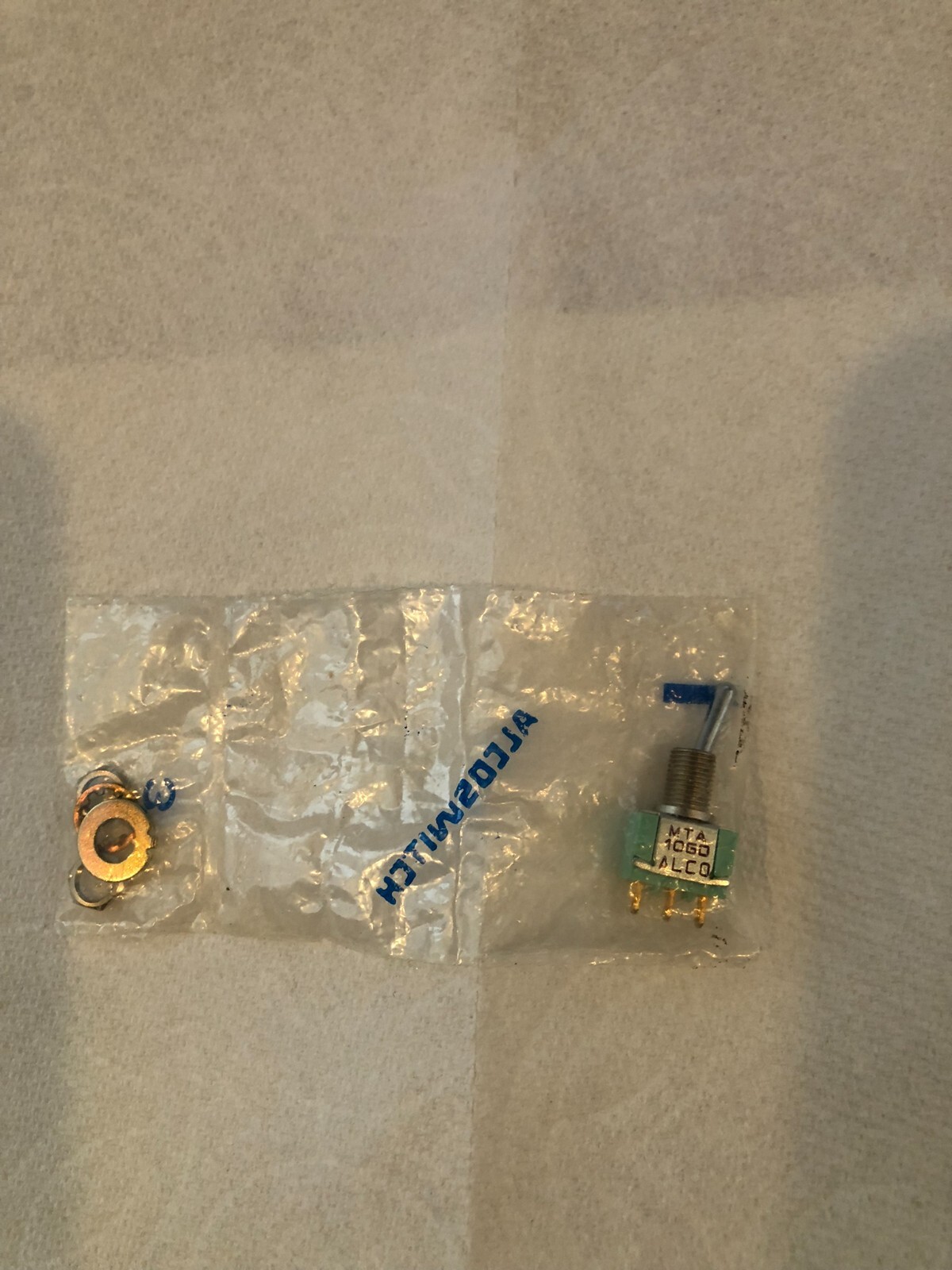 ALCOSWITCH MTA 106D Toggle Switch SPDT Panel Mount