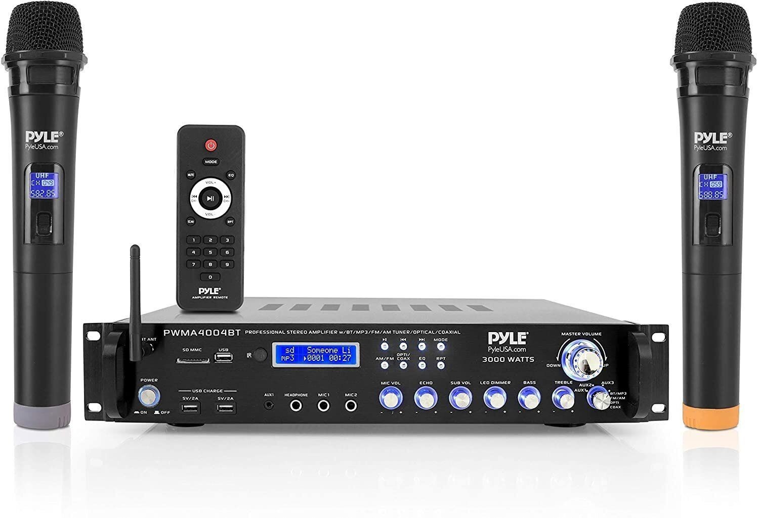 Pyle Bluetooth Home Audio Power Amplifier 19.41lbs PWMA4004BT