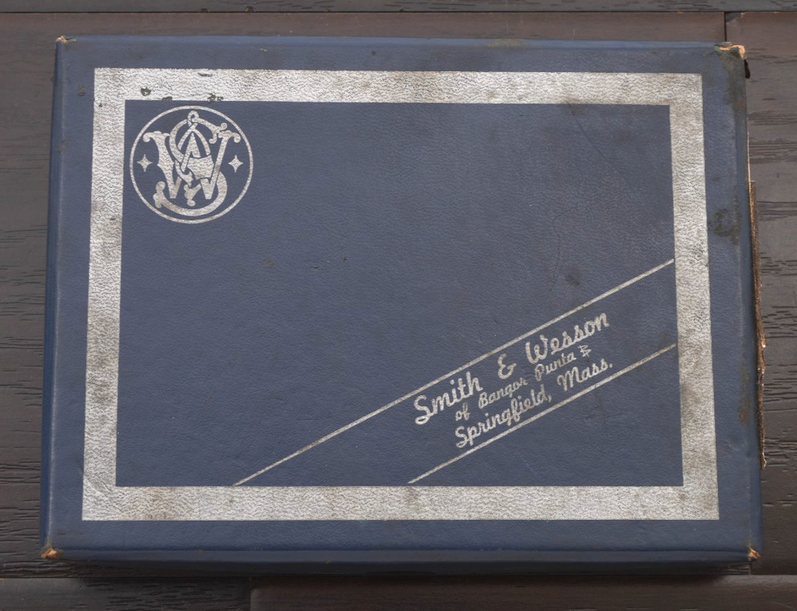 Smith & Wesson Model 61 Escort Cardboard Box & Leather Pouch w/ Cleaning Kit