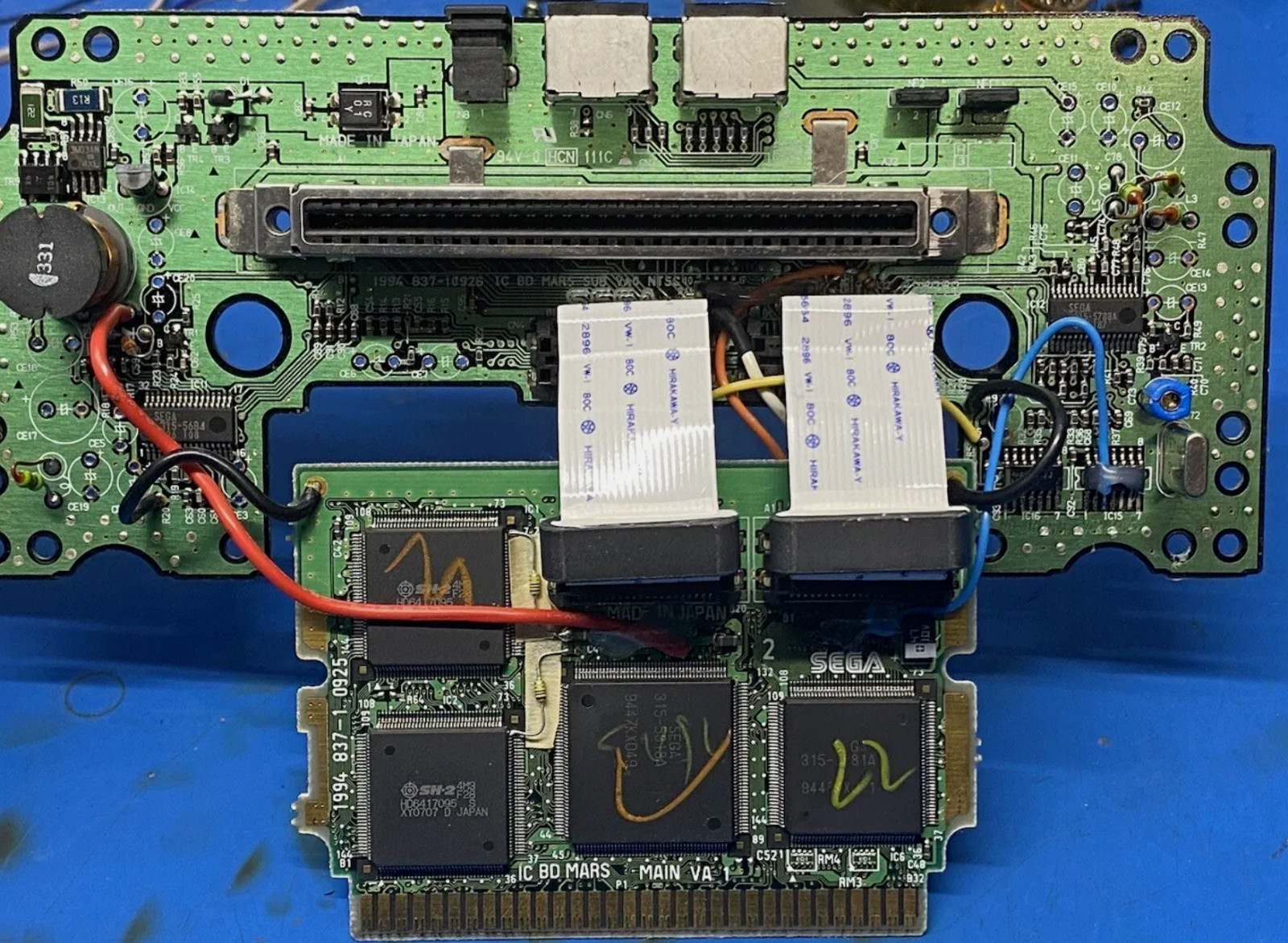 Sega Genesis 32X refurbishing service Recap and Coil replacement included