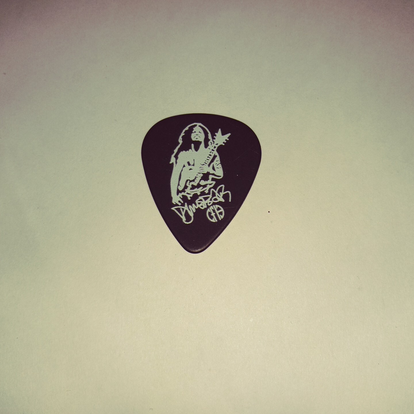 Pantera Dimebag Darrell  CFH signature 2023 Official DH Rare GUITAR PICK