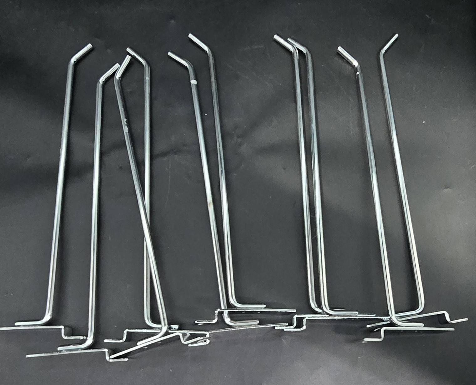 Slatwall Hooks 10" heavy duty wall hooks used 20pcs