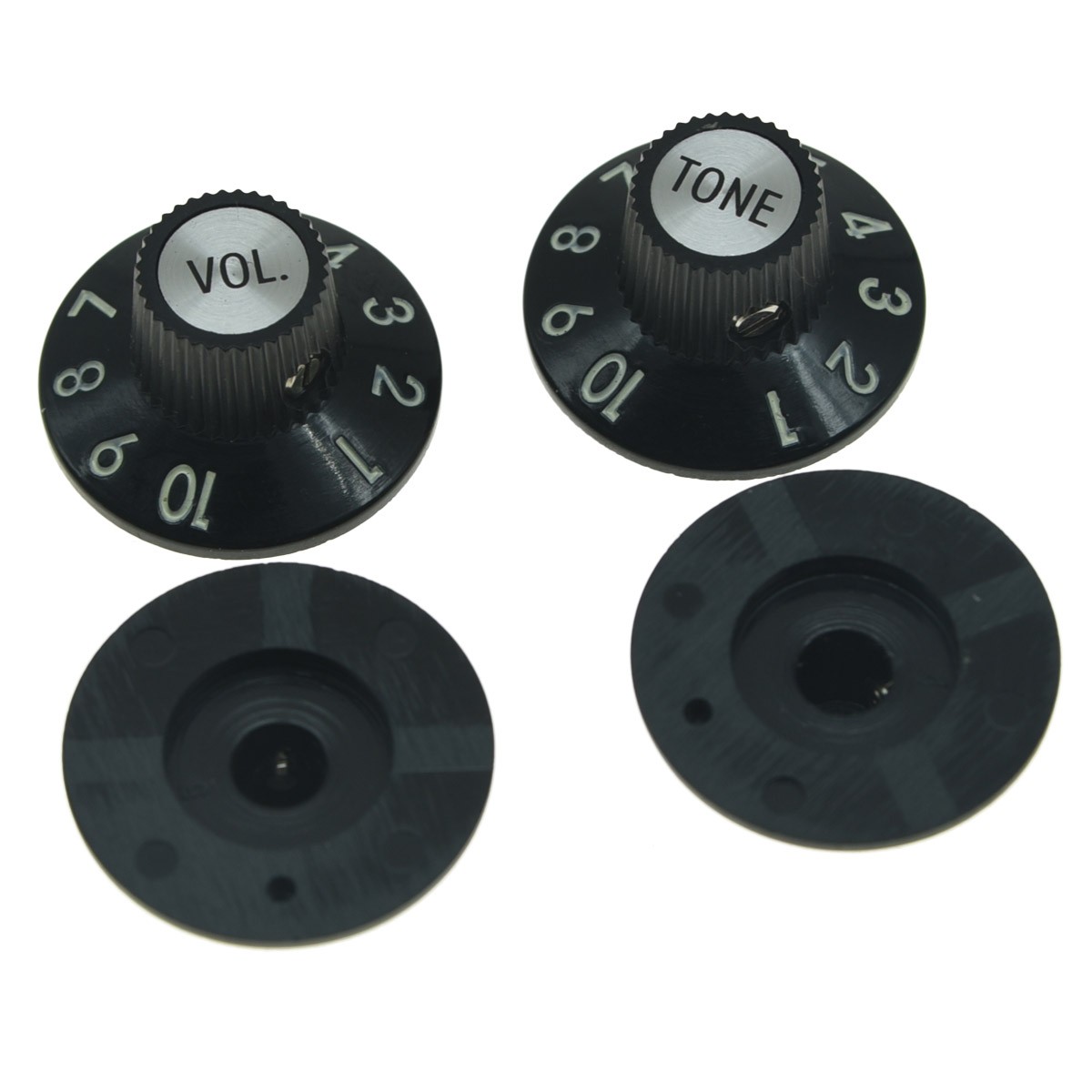 KAISH Skirted Witch Hat Knobs 2V2T for 72 Telecaster Custom/AMP/Jazzmaster