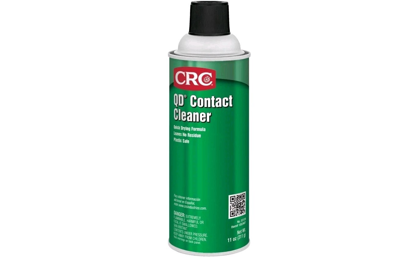 CRC QD Contact Cleaner 03130 – 11 WT OZ, Plastic Safe Electronics Aerosol Cleane