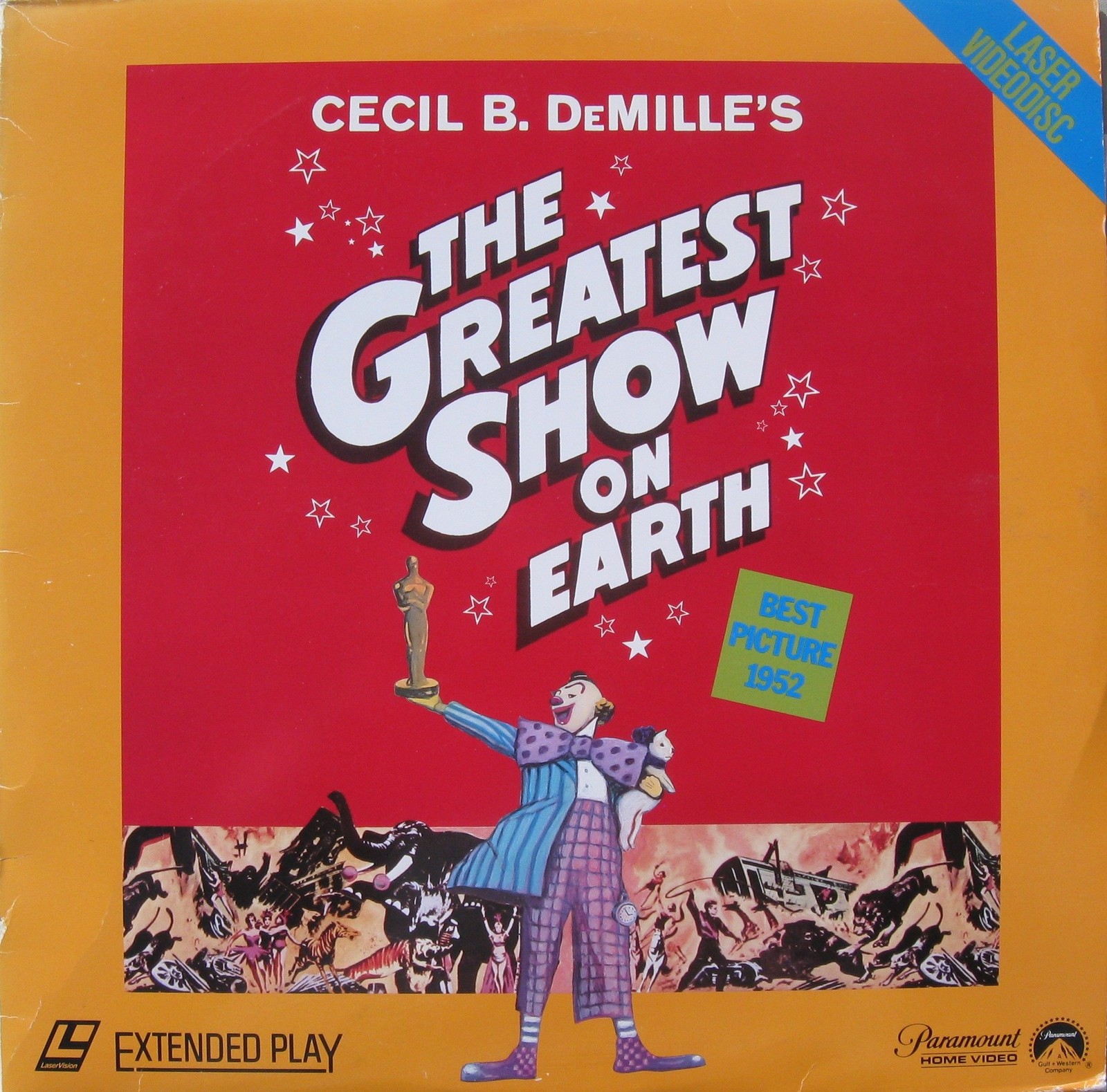 Various Artists, The Greatest Show On Earth (LASER, Laser Disc