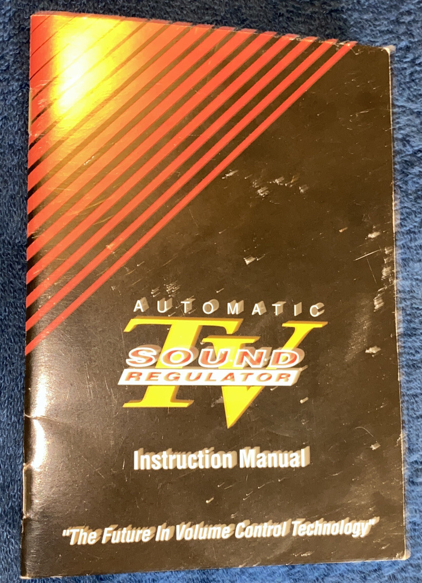 Automatic Sound Regulator Instruction Manual ICS Control Systems