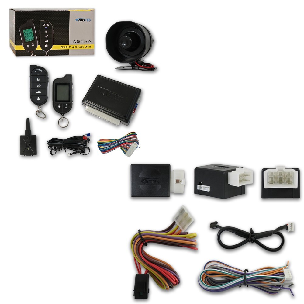 Scytek A777 Car Alarm System With Keyless Entry Plus Remote Start Module