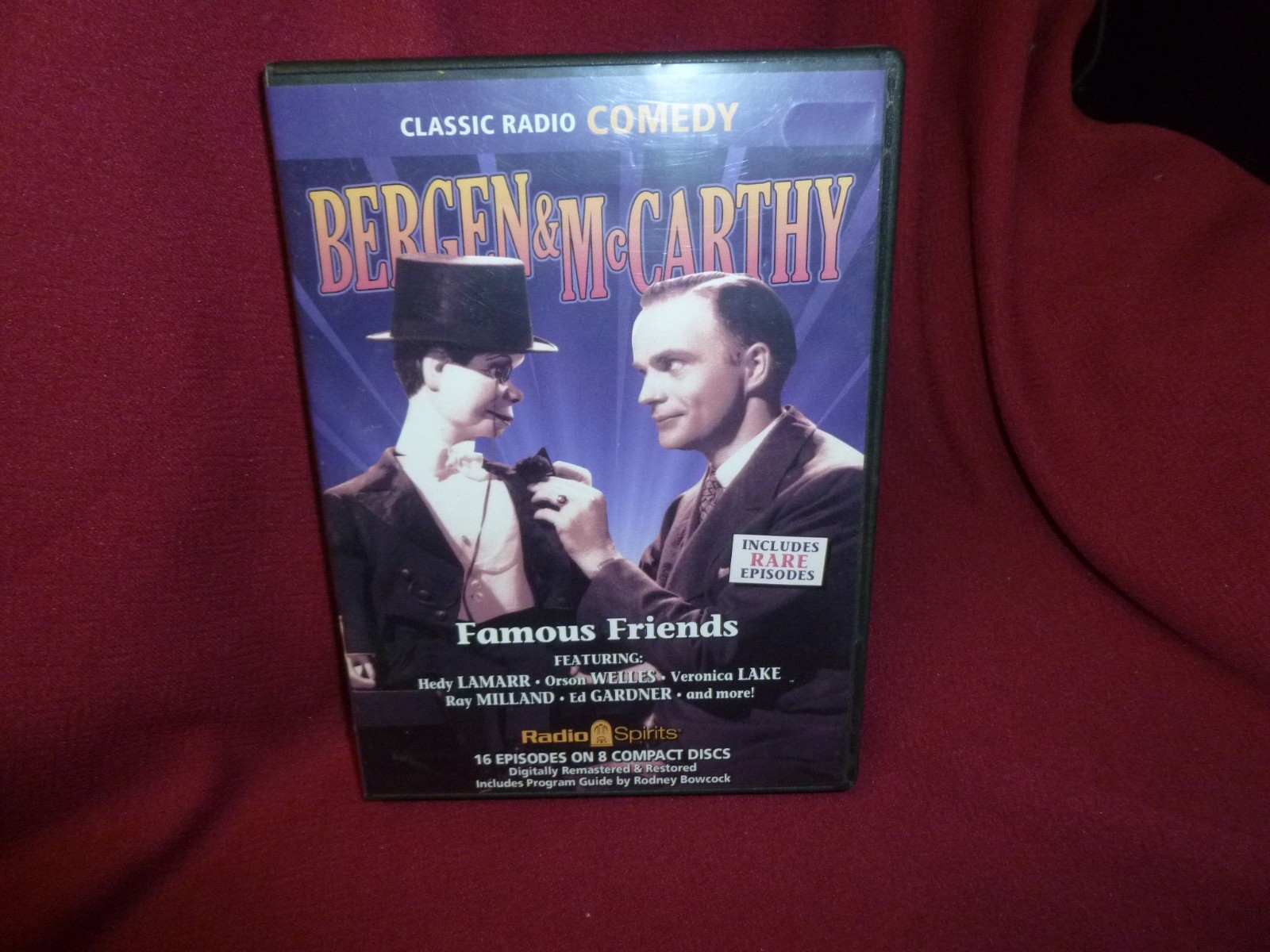 Bergen & McCarthy Famous Friends Lamarr Wells Lake  16 Episodes 8 CD's