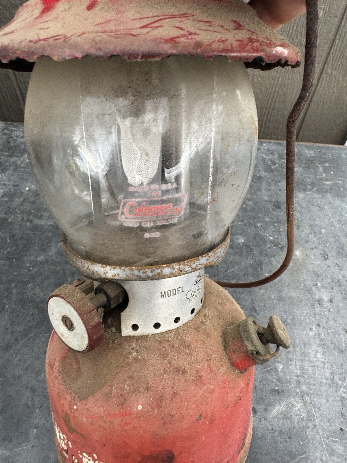 Coleman 200A lantern Very Rough As Is
