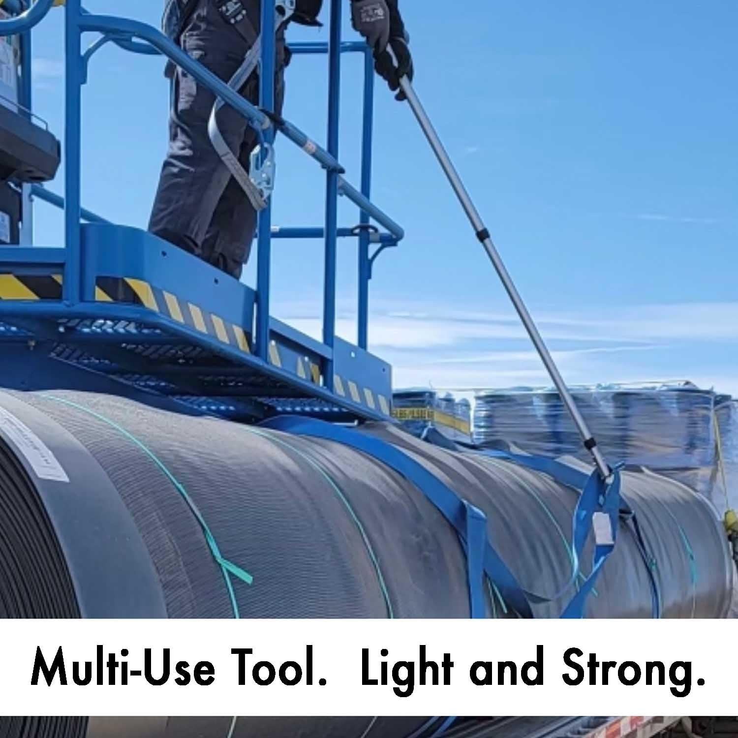Adjustable 6 ft Cargo Retriever Tool with 110 lb Pull – Perfect for Trucks