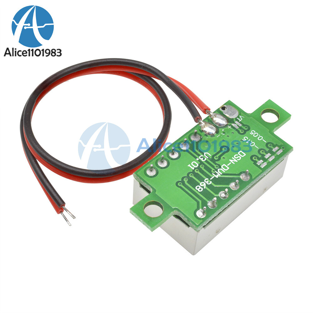 DC 3-30V 0.36 2 Wire LED Digital Panel Volt Meter Voltage Voltmeter Car Motor
