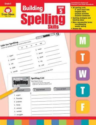 Building Spelling Skills: Grade 5 - Paperback By Evan Moor - GOOD