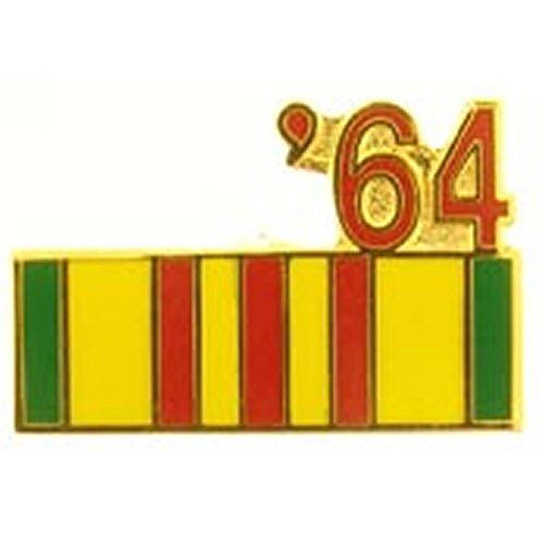 1964 VIETNAM SERVICE RIBBON LAPEL OR HAT PIN