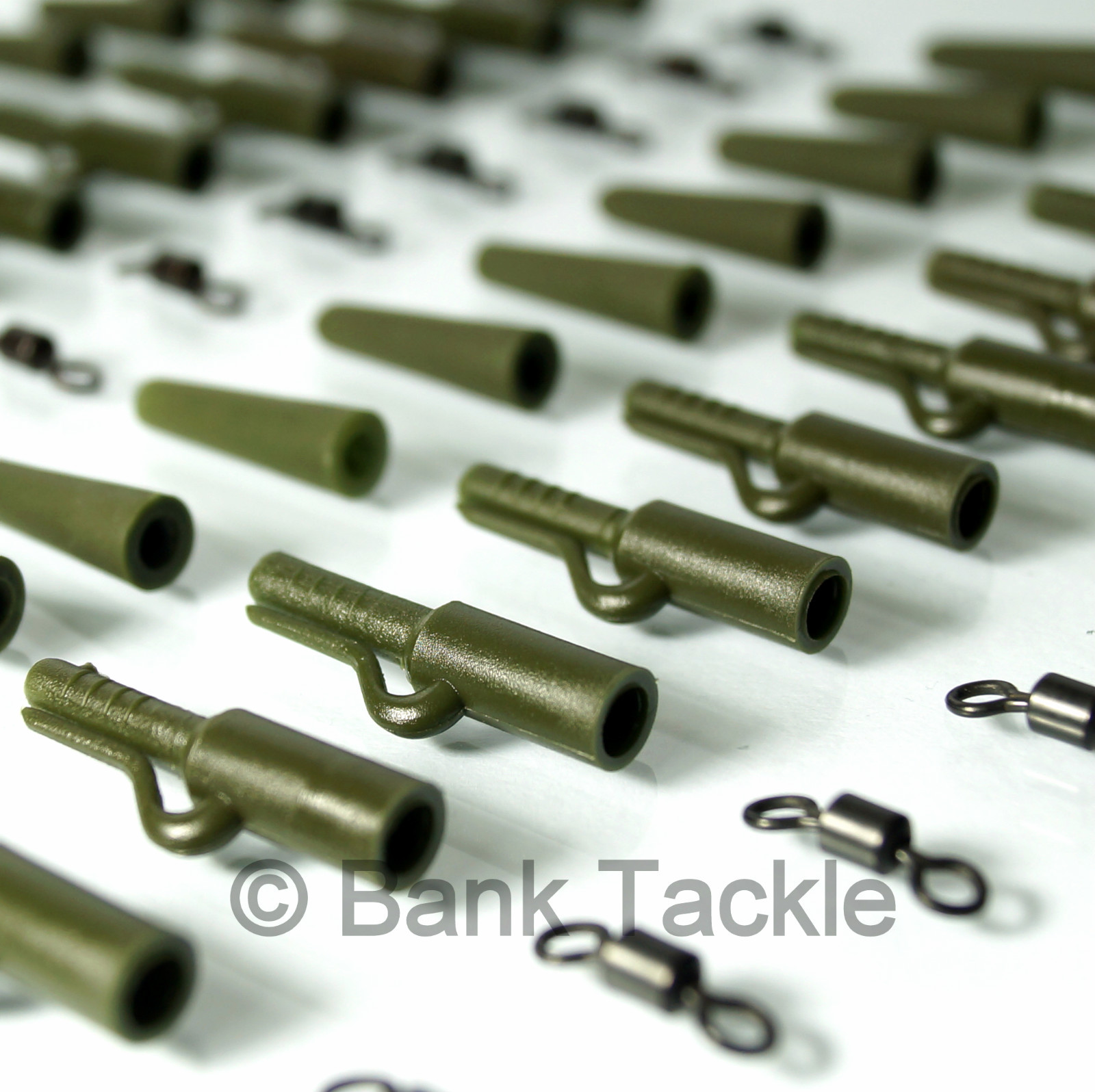 Safety Lead Clip System 60 Piece Weedy Green Carp Fishing Tackle FREE POST A1