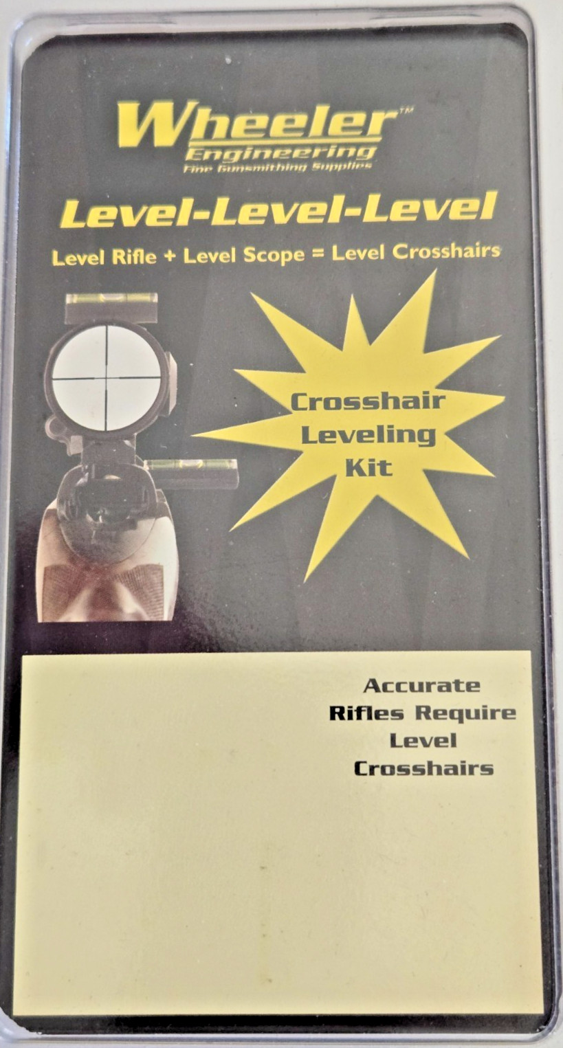 Wheeler Engineering Level Rifle + Level Scope = Level Crosshairs