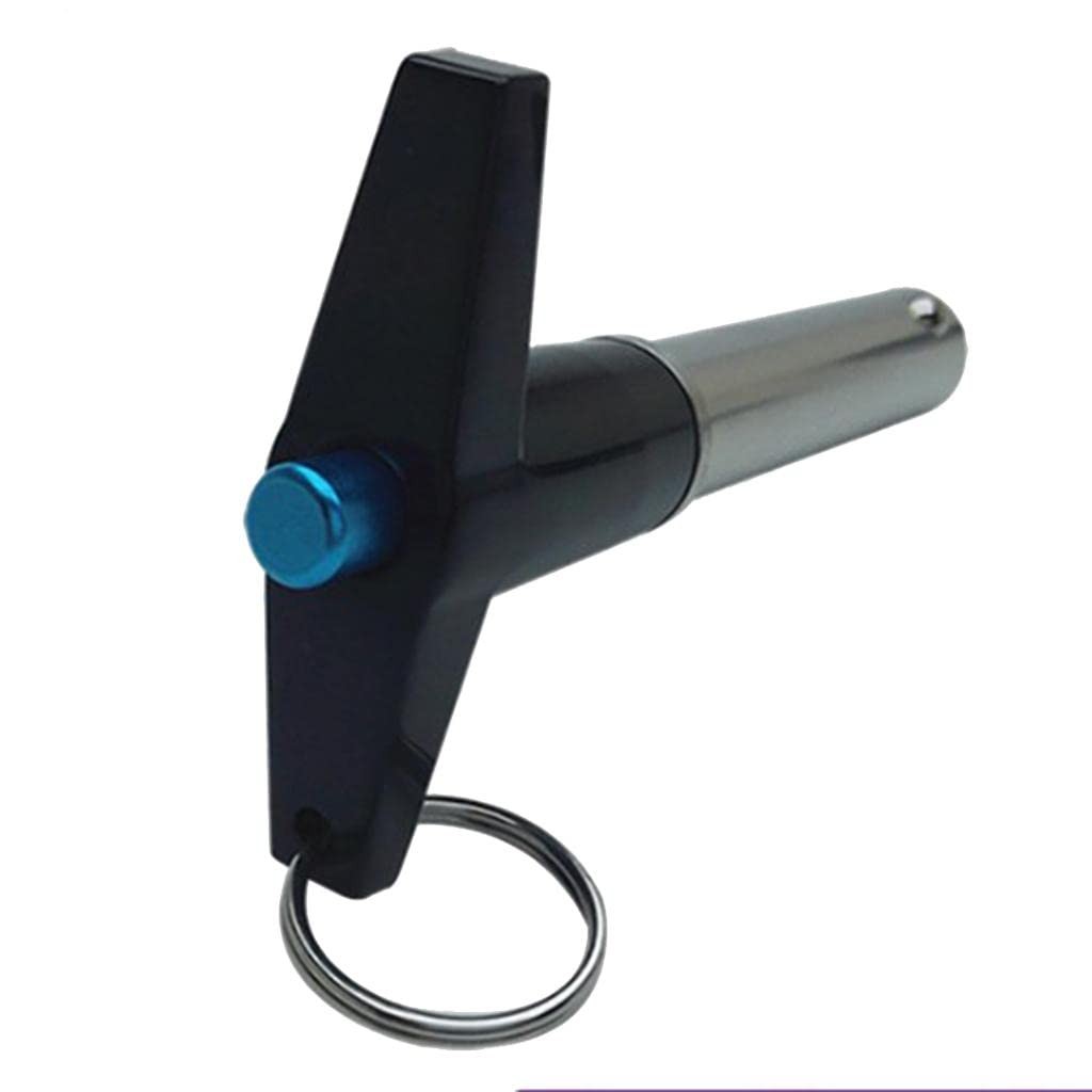 Almencla Stainless Steel Quick- Locking Pin, Push Button, 1/4 inch 6mm Diamet...