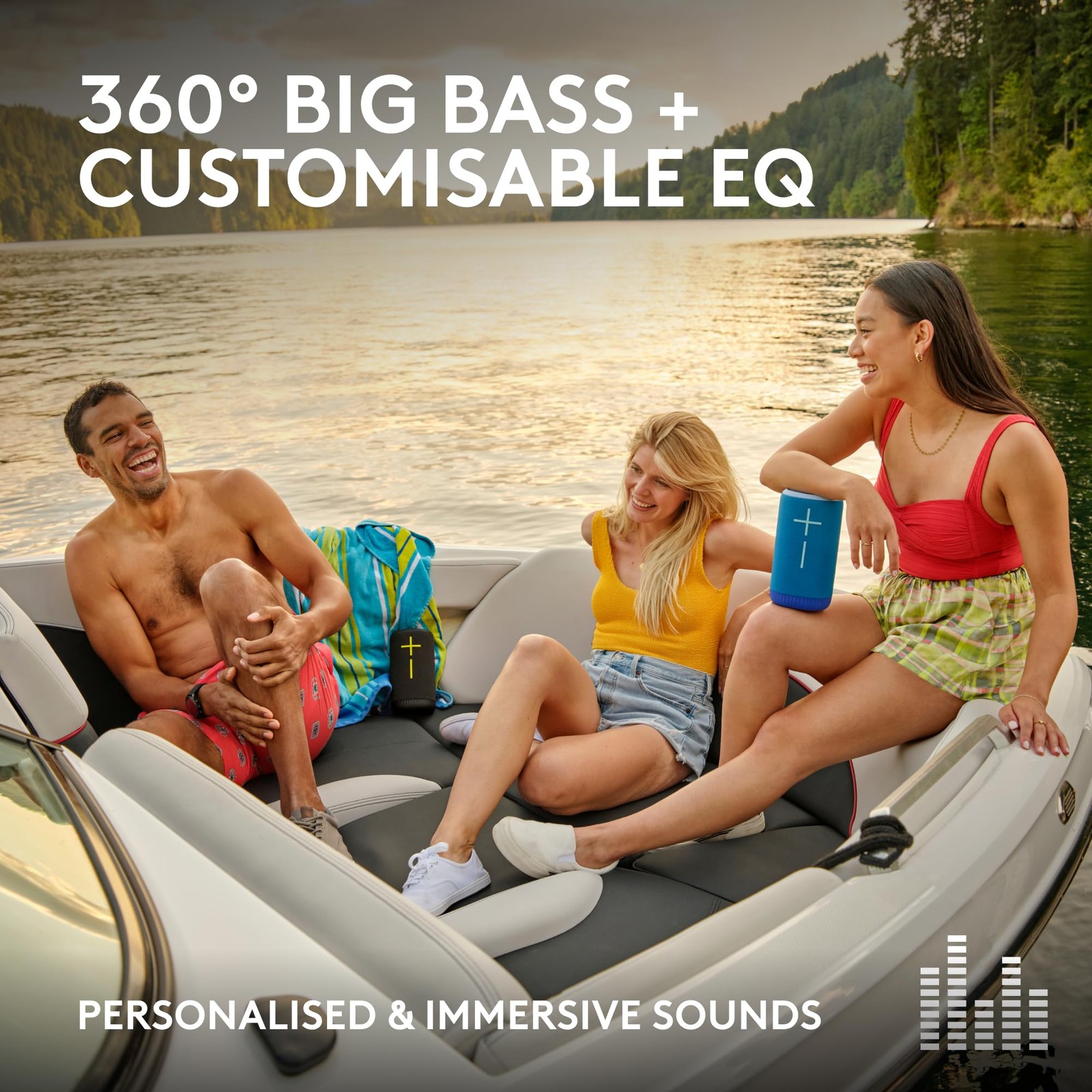 UE EVERBOOM Bluetooth Speaker Floatable Waterproof Cobalt