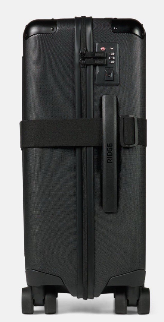 2 Pack Bundle RIDGE Luggage Straps - Color BLACK. New Sealed