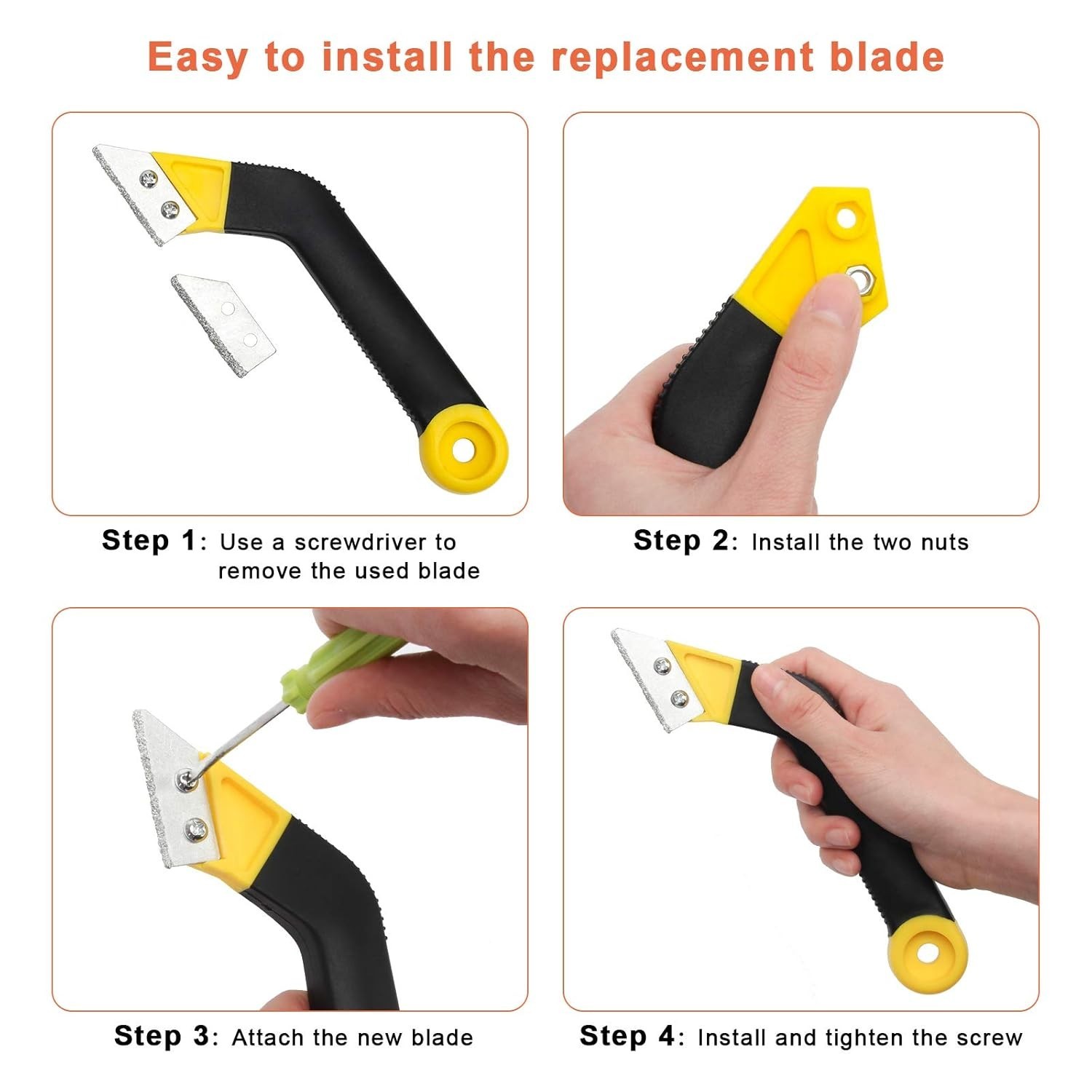 High-Quality 5-Pack Diamond Blades for Grout Saw - Easy Replacement & Versatile