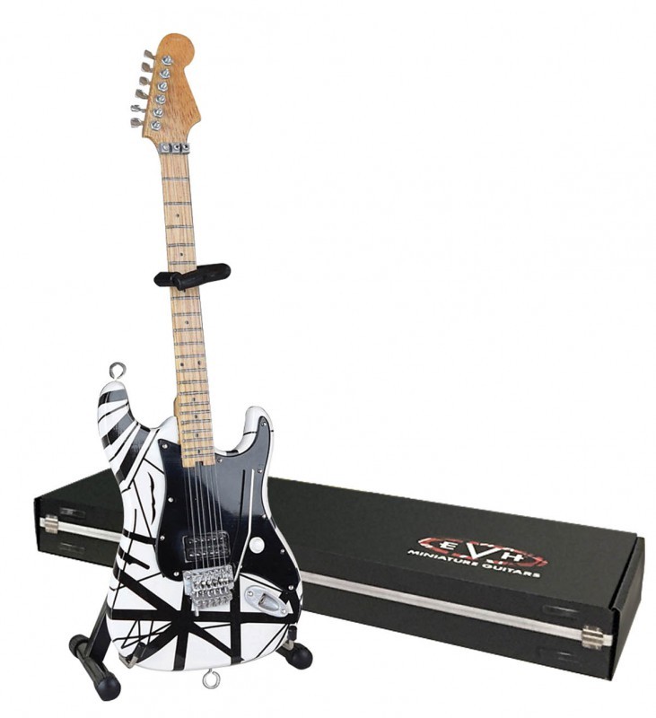 Original Franky Miniature Replica Guitar Official EVH Merchandise NEW 000194647
